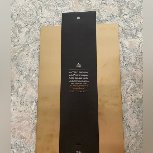 Hearth & Hand Magnolia Gold Clipboard Monthly Planner - Picture 8 of 9